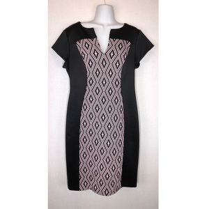 CONNECTED APPAREL JERSEY STRETCH SHEATH DRESS 10